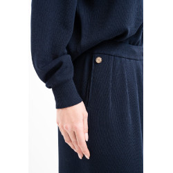 Pantalon fluide Harcour Jonquille femme Marine Bleu marine Pantalon fluide Harcour Jonquille femme Marine Bleu marine
