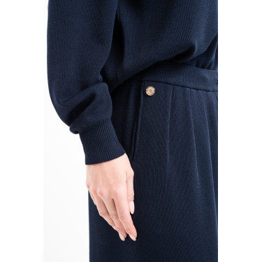 Pantalon fluide Harcour Jonquille femme Marine Bleu marine Pantalon fluide Harcour Jonquille femme Marine Bleu marine