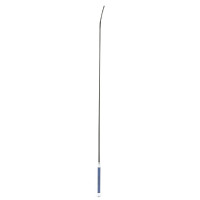 Cravache de dressage Whip & Go culot métal Marine / argent Bleu