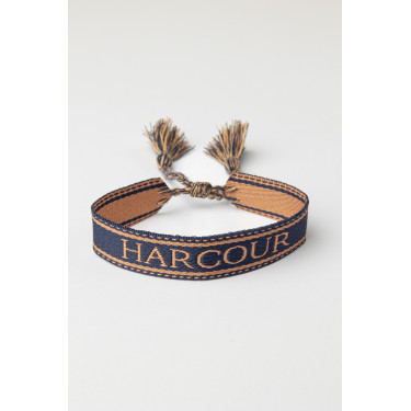 Armband Baya Harcour Marine / abrikoos Marineblauw