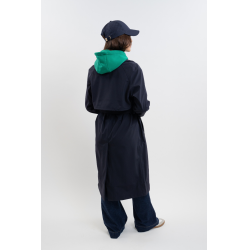Trenchcoat Talina Harcour Marine Marineblauw
