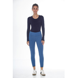 Legging Polaire Harcour Lili Steel blue Bleu