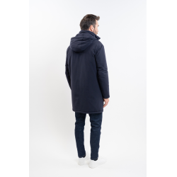 Parka longue Harcour Robertol Marine Bleu marine