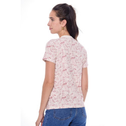 Dames paardrij T-shirt Harcour Tabatha roze