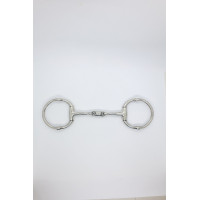 Mors releveur olive Harcour double brisure 14 mm Inox Gris Mors releveur olive Harcour double brisure 14 mm Inox Gris