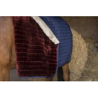 Staldeken Equithème Teddy gevoerd met synthetische schapenvacht Marineblauw Staldeken Equithème Teddy gevoerd met synthetische schapenvacht Marineblauw