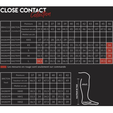 Bottes Tattini Breton Close Contact Marron Bottes Tattini Breton Close Contact Marron