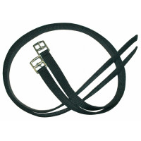 Nylon stijgbeugelriemen T de T Zwart Nylon stijgbeugelriemen T de T Zwart
