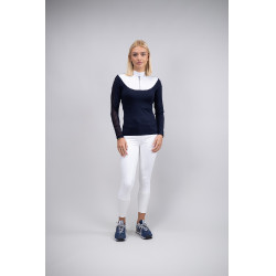 Elegante dames wedstrijdpolo voor paardrijden