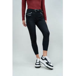 Pantalon polaire équitation Harcour Jaipur Noir