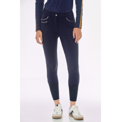 Pantalon polaire équitation Harcour Jaipur Marine Bleu marine