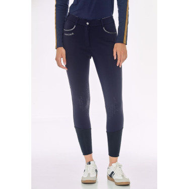 Pantalon polaire équitation Harcour Jaipur Marine Bleu marine