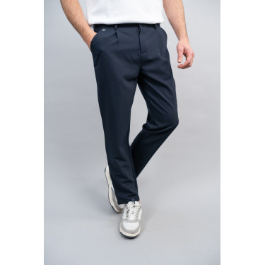 Pantalon Chino Harcour Bruno Marine Bleu marine