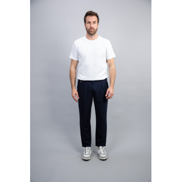 Pantalon Chino Harcour Bruno Marine Bleu marine