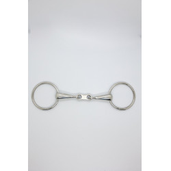Muserola simple de doble articulación con enlace plano de 19 mm Harcour Roestvrij staal Grijs