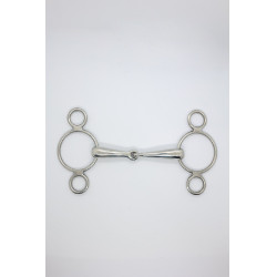 Mors Pessoa 2 ringen 21 mm Harcour Roestvrij staal Grijs