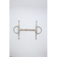Mors aiguille rouleaux laiton 13 mm Harcour Inox Gris