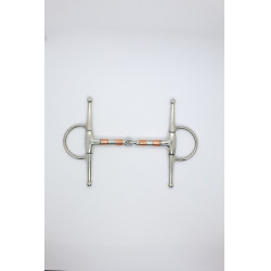 Mors aiguille rouleaux laiton 13 mm Harcour Inox Gris