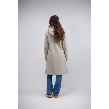 Long Trench Coat Harcour Tweeta Beige