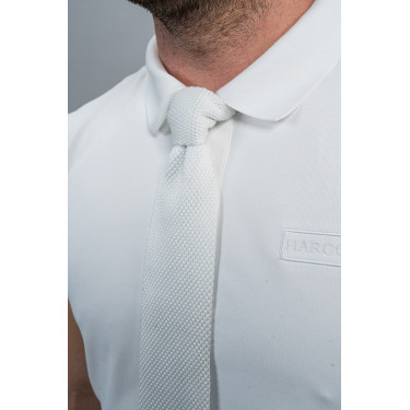 Cravate Harcour Corbi Blanc