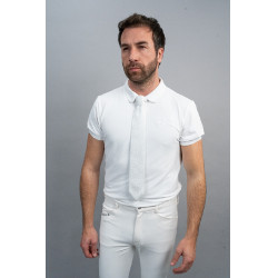 Cravate Harcour Corbi Blanc
