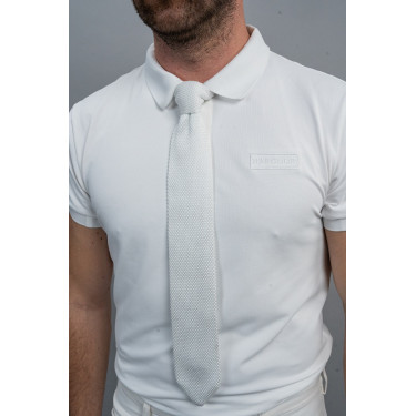 Cravate Harcour Corbi Blanc
