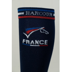 chaussettes France Harcour Risketouh Marine Bleu marine