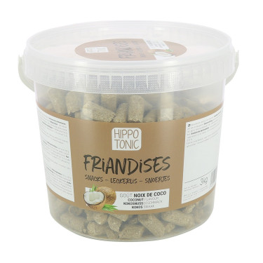 Snoepjes voor paarden kokossmaak Hippotonic Snoepjes voor paarden kokossmaak Hippotonic