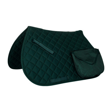 Tapis de selle trekking Pro-Light en coton avec poches Vert
