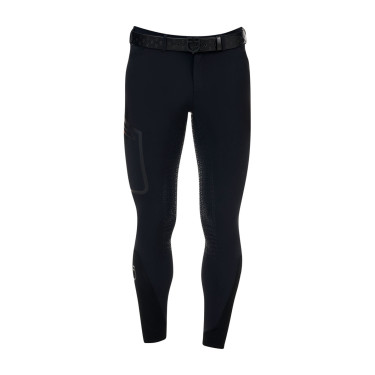 Pantalon homme slim fit Equestro Ridertechnology full grip