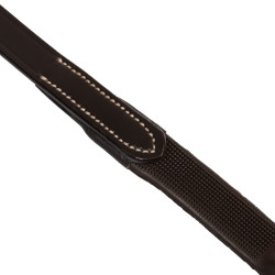 Lederen teugels met stevige grip en stops