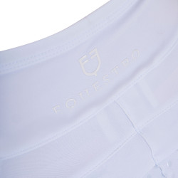 Legging Equestro fille avec découpes perforées Blanc Legging Equestro fille avec découpes perforées Blanc