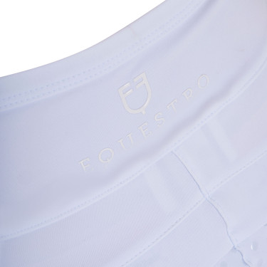 Legging Equestro fille avec découpes perforées Blanc Legging Equestro fille avec découpes perforées Blanc