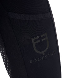 Legging Equestro fille avec découpes perforées Noir Legging Equestro fille avec découpes perforées Noir