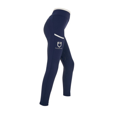 Meisjeslegging met geperforeerde decoraties Marine blazer / wit Marineblauw