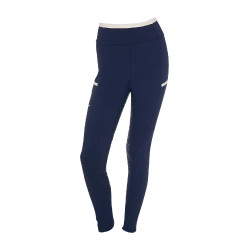 Meisjeslegging met geperforeerde decoraties Marine blazer / wit Marineblauw