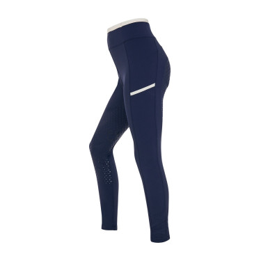 Meisjeslegging met geperforeerde decoraties Marine blazer / wit Marineblauw