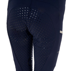 Meisjeslegging met geperforeerde decoraties Marine blazer / wit Marineblauw