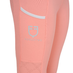 Legging Equestro fille avec découpes perforées Legging Equestro fille avec découpes perforées