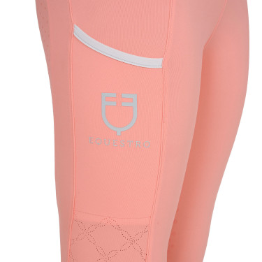 Legging Equestro fille avec découpes perforées Legging Equestro fille avec découpes perforées