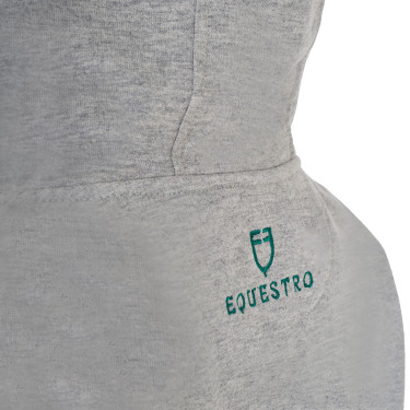 Sweat à capuche Equestro zippé pour enfant avec inscription effet éponge Sweat à capuche Equestro zippé pour enfant avec inscription effet éponge