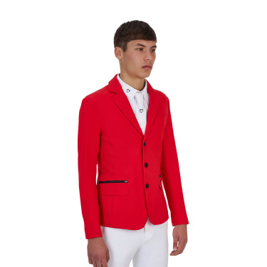 Veste de concours homme Equestro Ridertechnology coutures thermocollées Veste de concours homme Equestro Ridertechnology coutures thermocollées