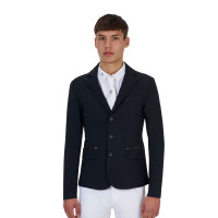 Veste de concours homme Equestro Ridertechnology coutures thermocollées Noir Veste de concours homme Equestro Ridertechnology coutures thermocollées Noir