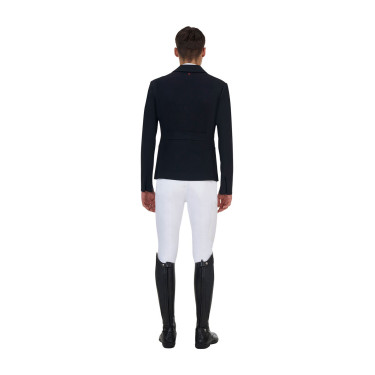 Veste de concours homme Equestro Ridertechnology coutures thermocollées Noir