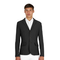 Veste de concours homme Equestro Girasol avec logo en relief