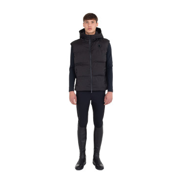 Veste sans manches Equestro technique homme avec capuche Ridertechnology