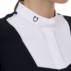 Dames wedstrijdpolo Equestro Ridertechnology met korte mouw