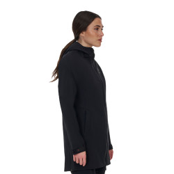 Dames softshell jas Equestro Ridertechnology lang waterdicht
