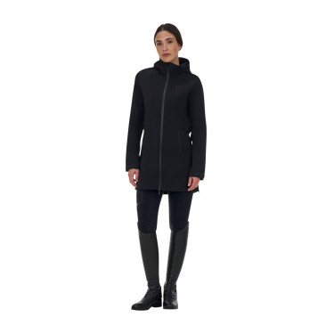 Dames softshell jas Equestro Ridertechnology lang waterdicht