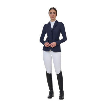 Veste de concours femme Equestro Ridertechnology coutures thermosoudées Veste de concours femme Equestro Ridertechnology coutures thermosoudées